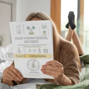 Human Design personalised reading book for adults by My Supernatural Design