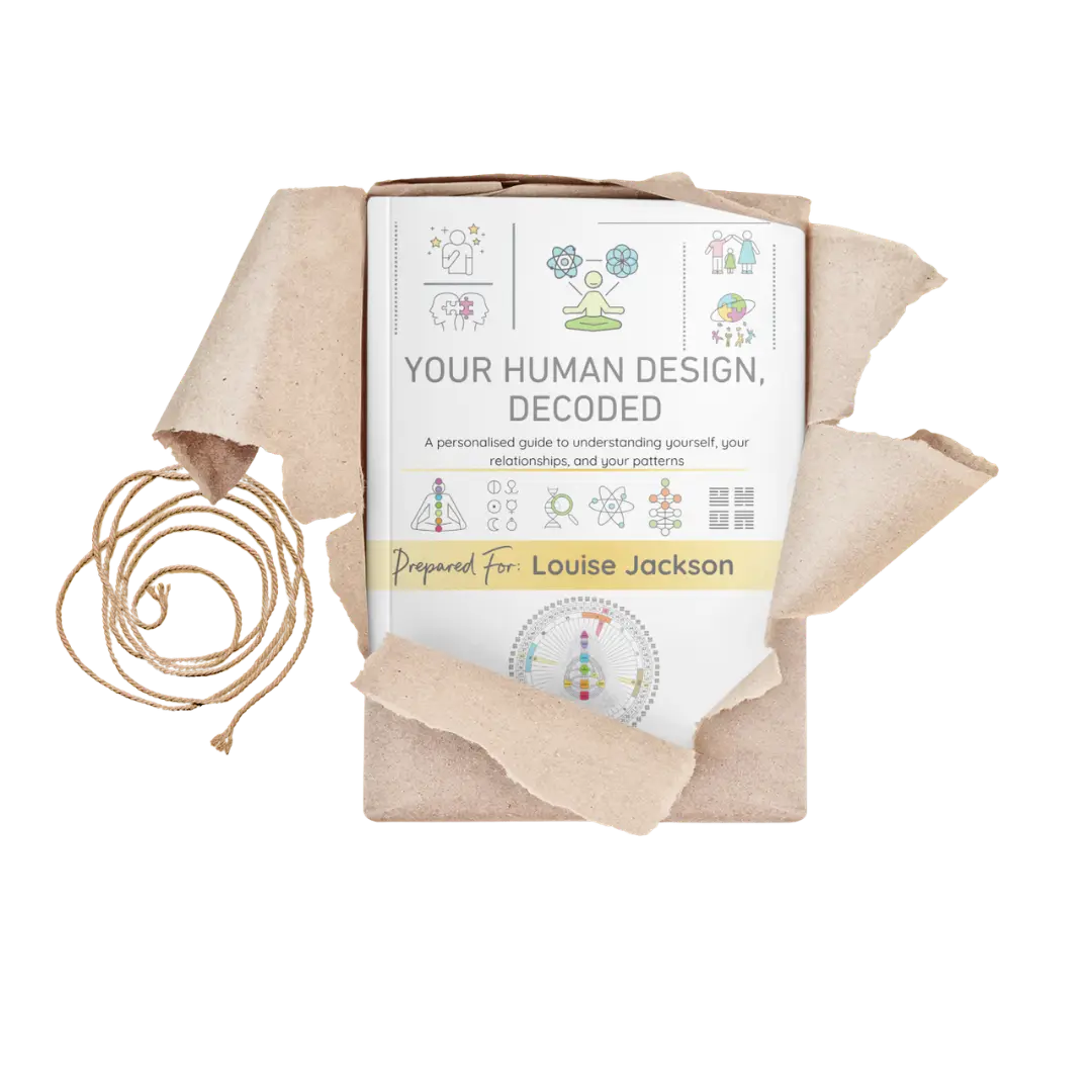 Human Design personalised reading book for adults by My Supernatural Design