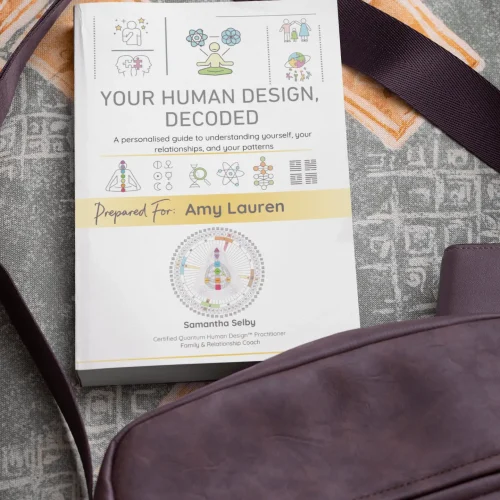 Personalised Human Design book by Samantha Selby